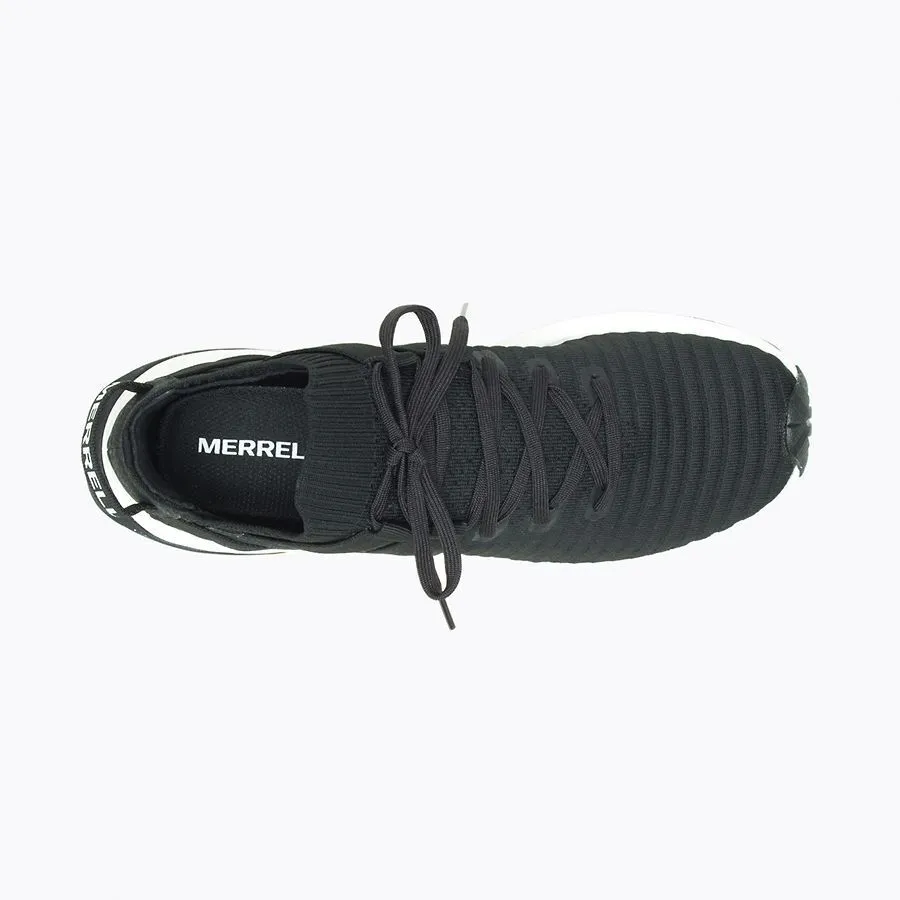 Merrell Men's Embark Lace Sneaker Wide Width Black/White J067295W