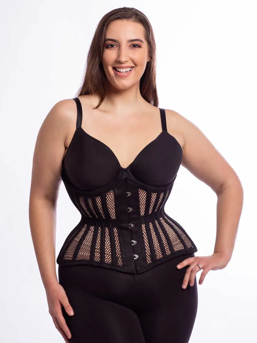 Mesh Extreme Curve Standard Underbust Corset : CS-479
