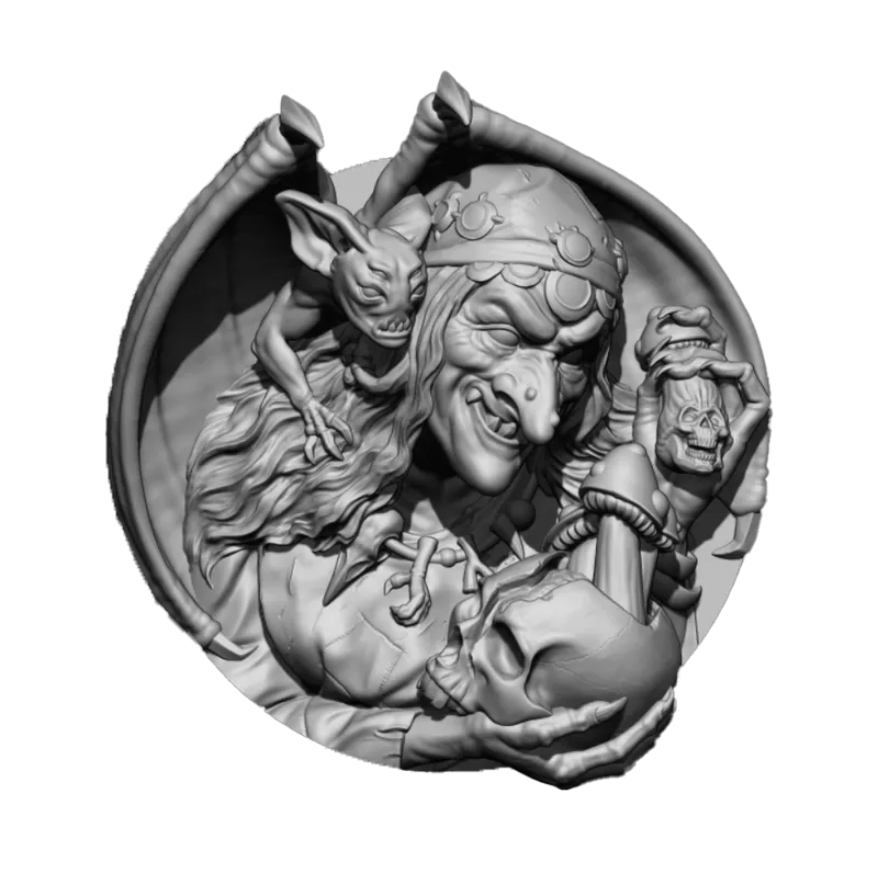 Monument Hobbies Pro Acryl Texture Trainer #3 - The Crone