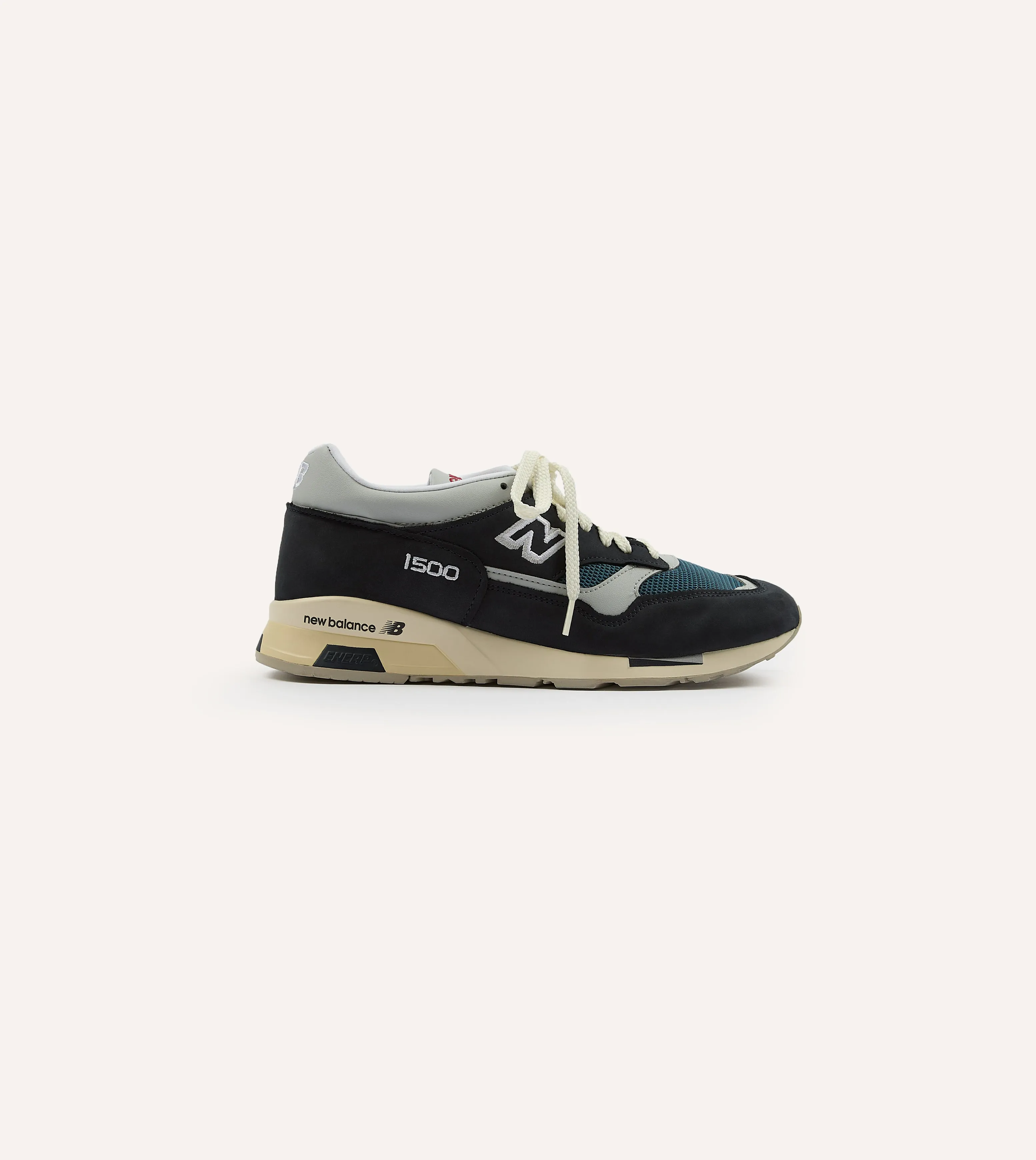 New Balance Navy Vintage Sport Made in UK 1500 Trainers