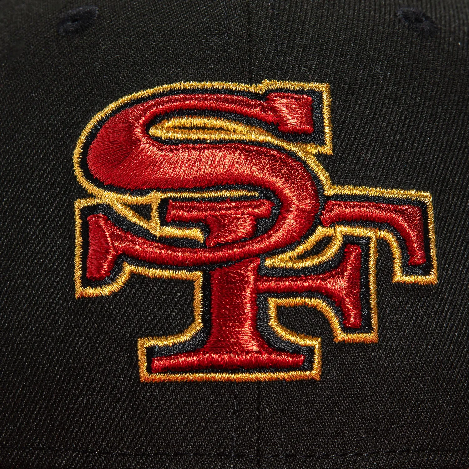 New Era 59Fifty San Francisco 49ers City Original Hat - Black, Red