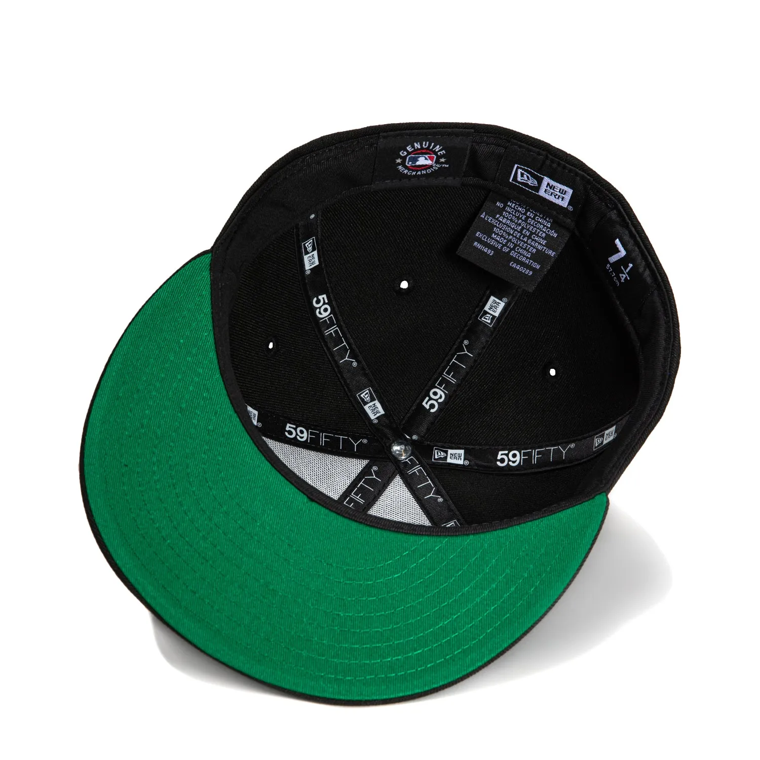 New Era 59Fifty Seattle Mariners Logo Patch Script Hat - Black