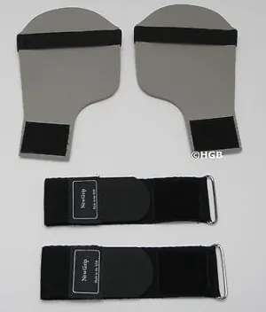 NewGrips Weight Lifting Gloves with Adjustable Wrist Wrap NEW GREY HAND PADS