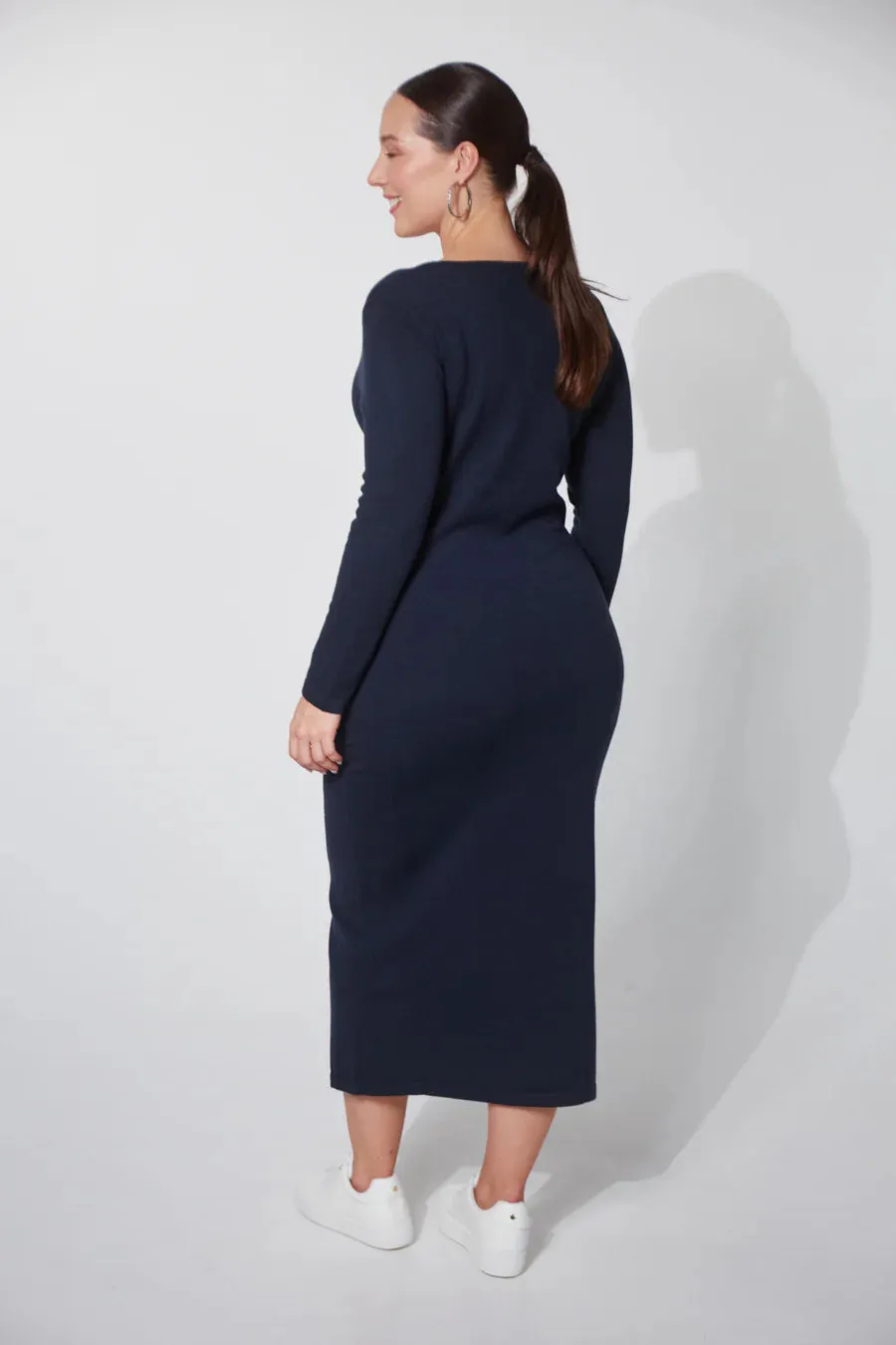 Nikolai Knit Dress - Midnight