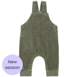 Olive Corduroy Dungarees