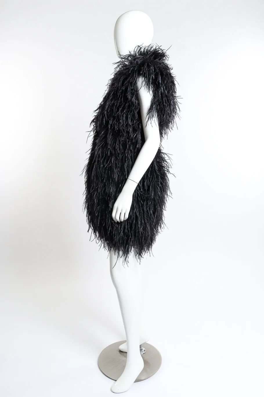 Ostrich Feather Vest