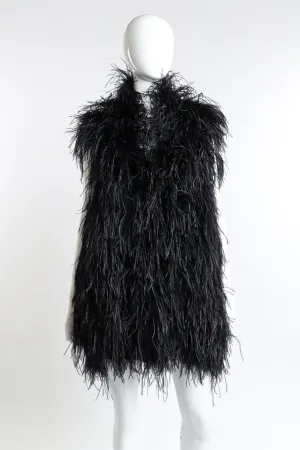 Ostrich Feather Vest