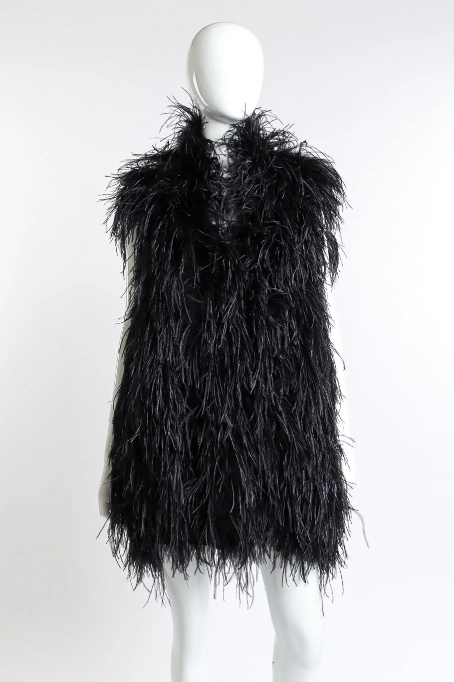 Ostrich Feather Vest