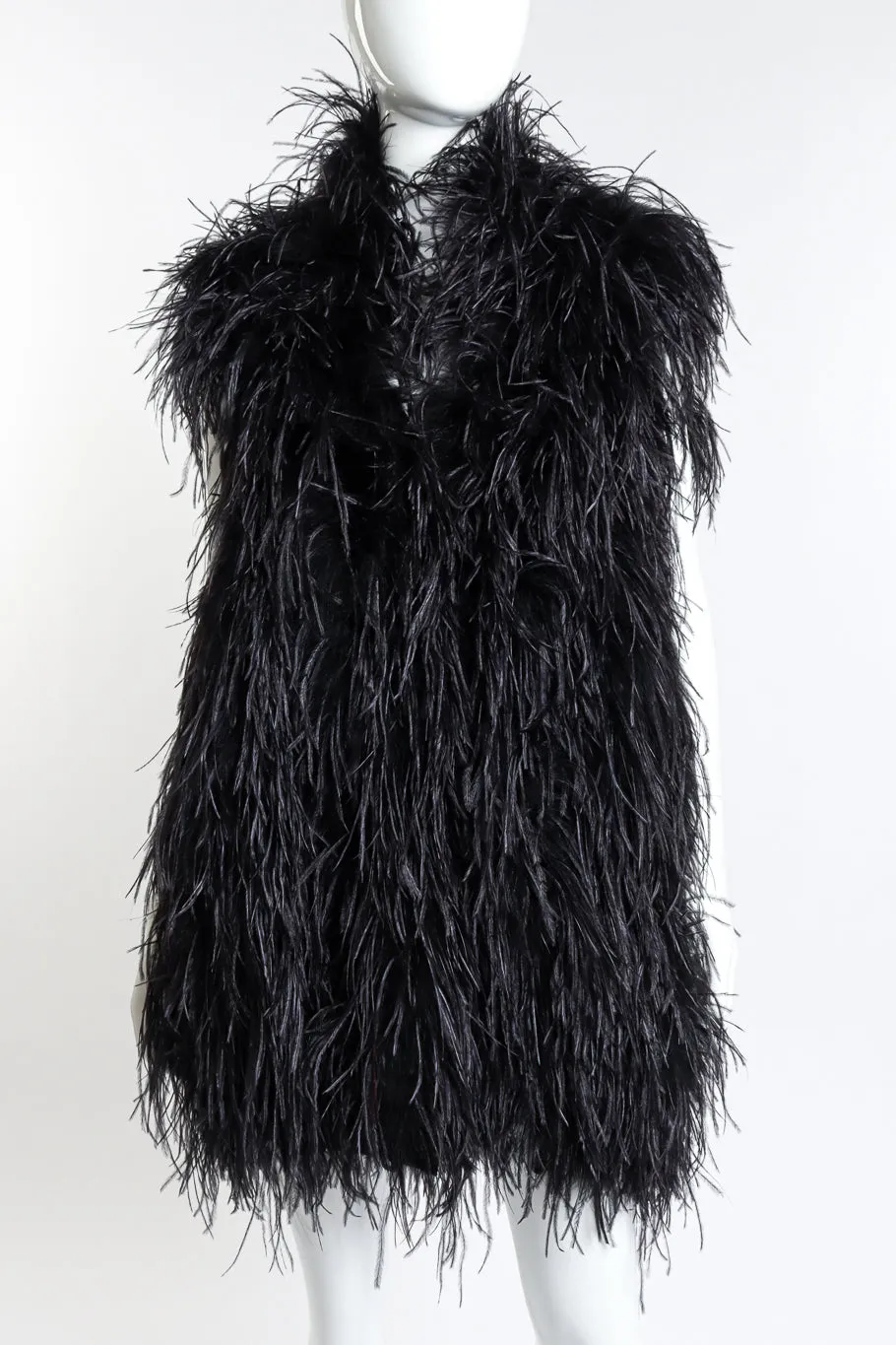 Ostrich Feather Vest