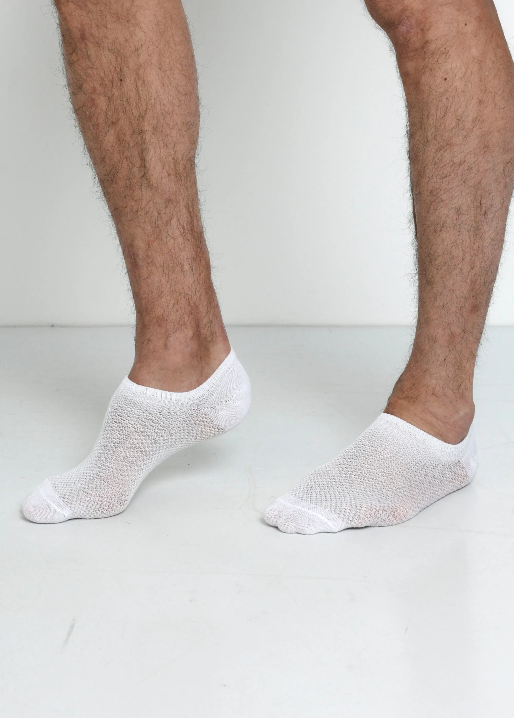Pack of 3 invisible airy mesh socks