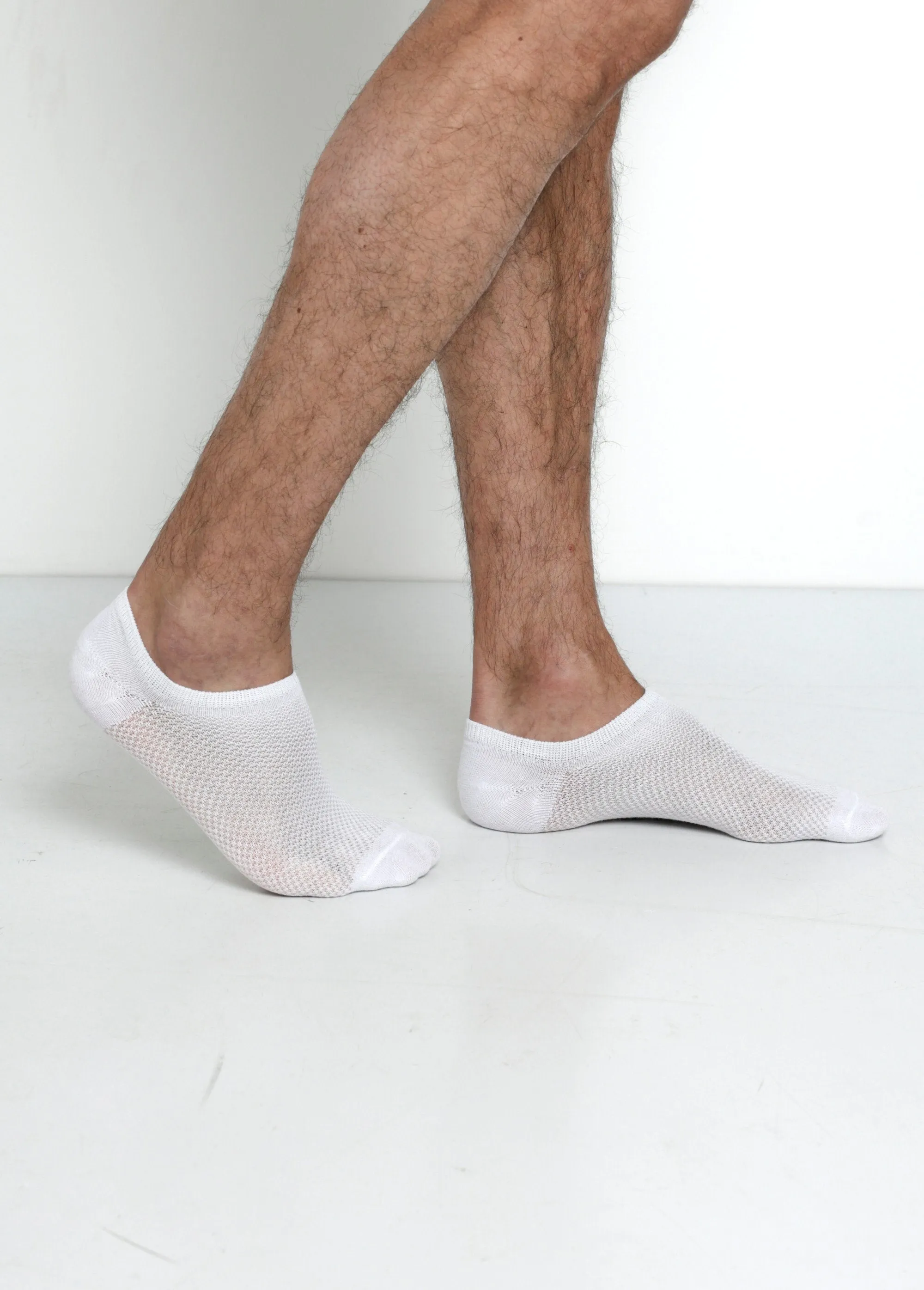 Pack of 3 invisible airy mesh socks