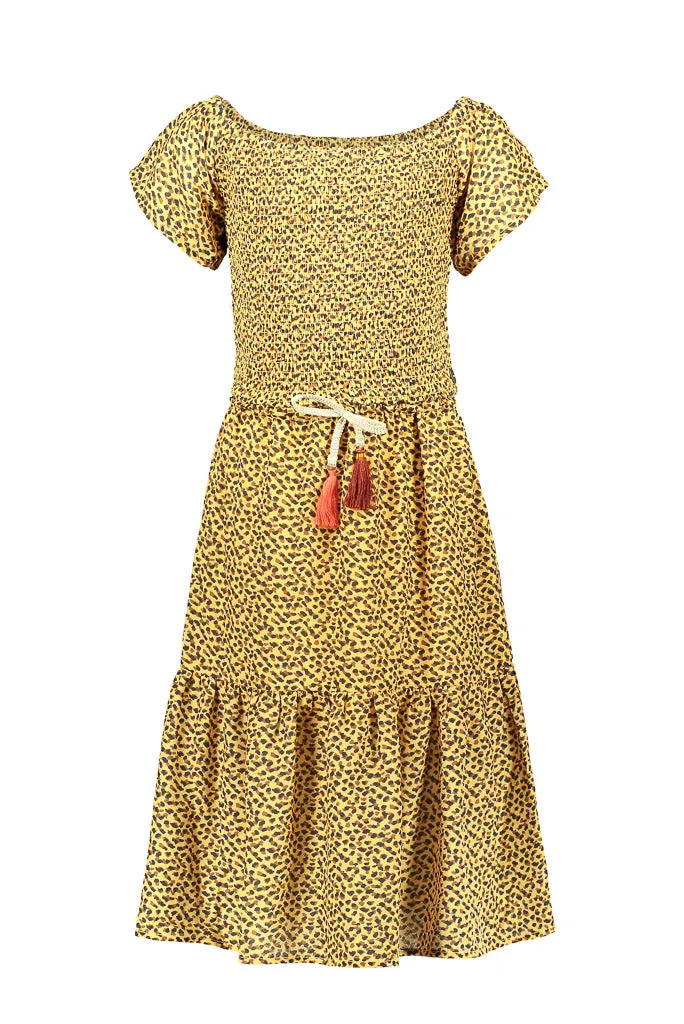 Panther Maxi Smock Dress