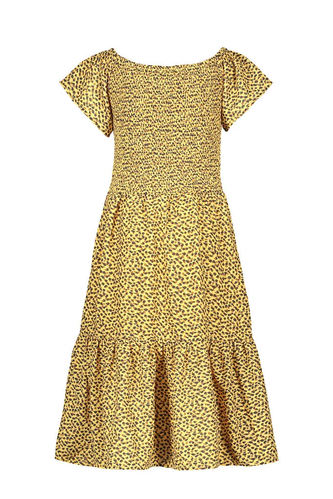 Panther Maxi Smock Dress