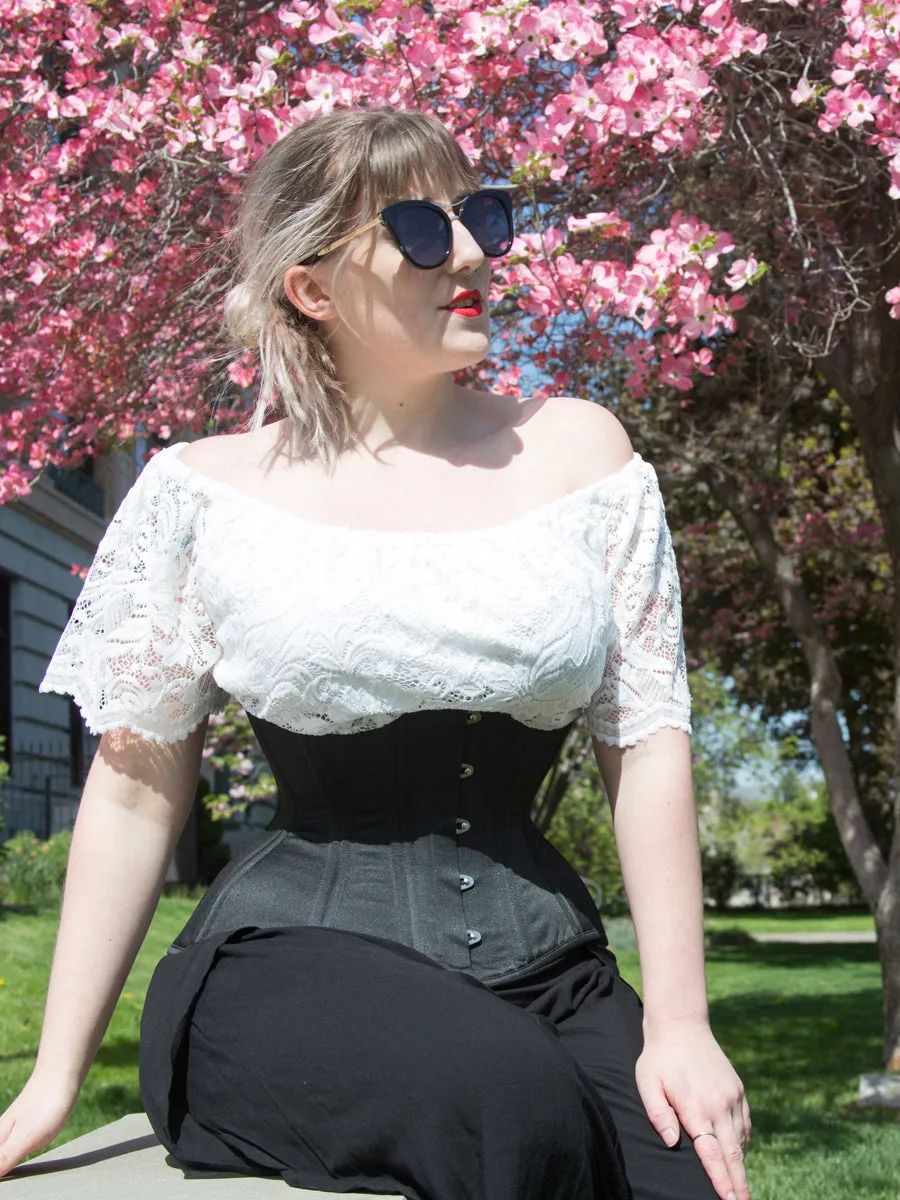 Plus Size Satin Extreme Curve Standard Underbust Corset : CS-479