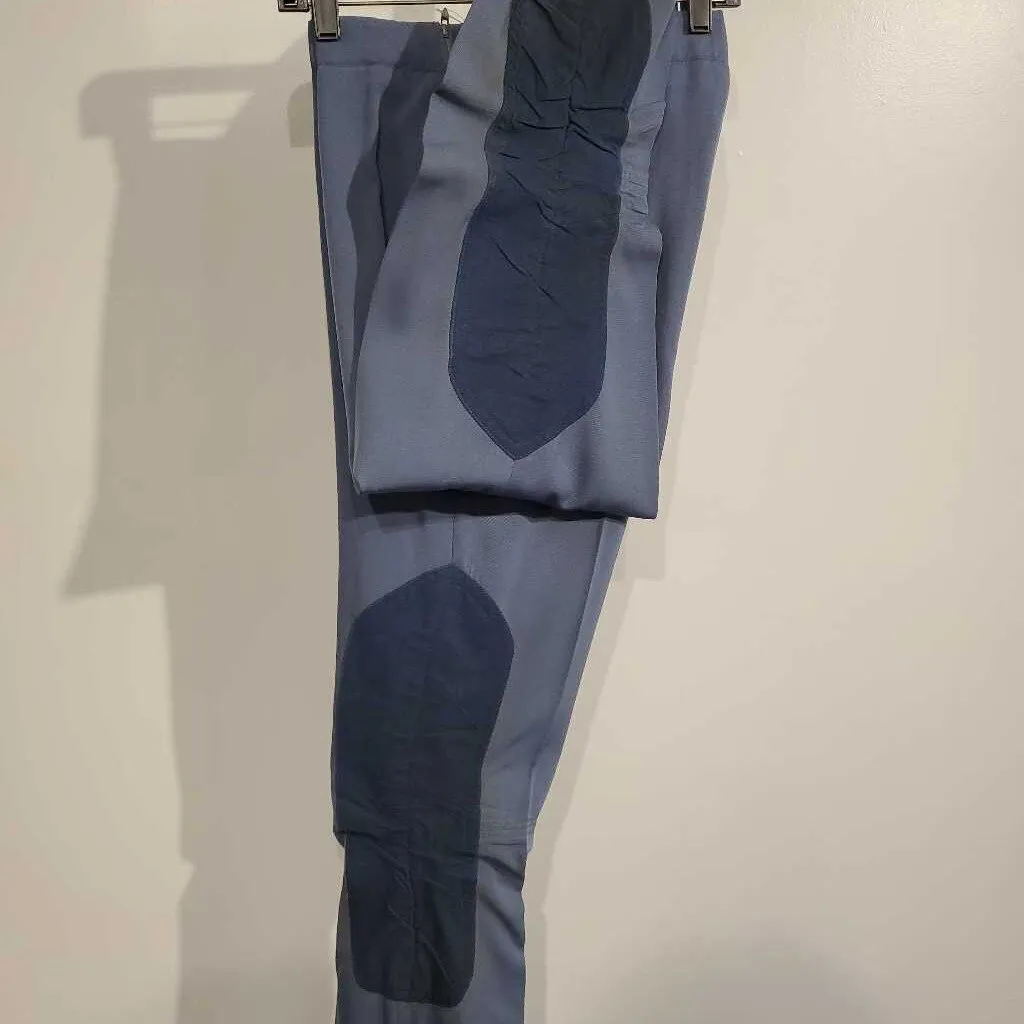 Powder Blue Jods with Suede(28W, 32 1/2INS)