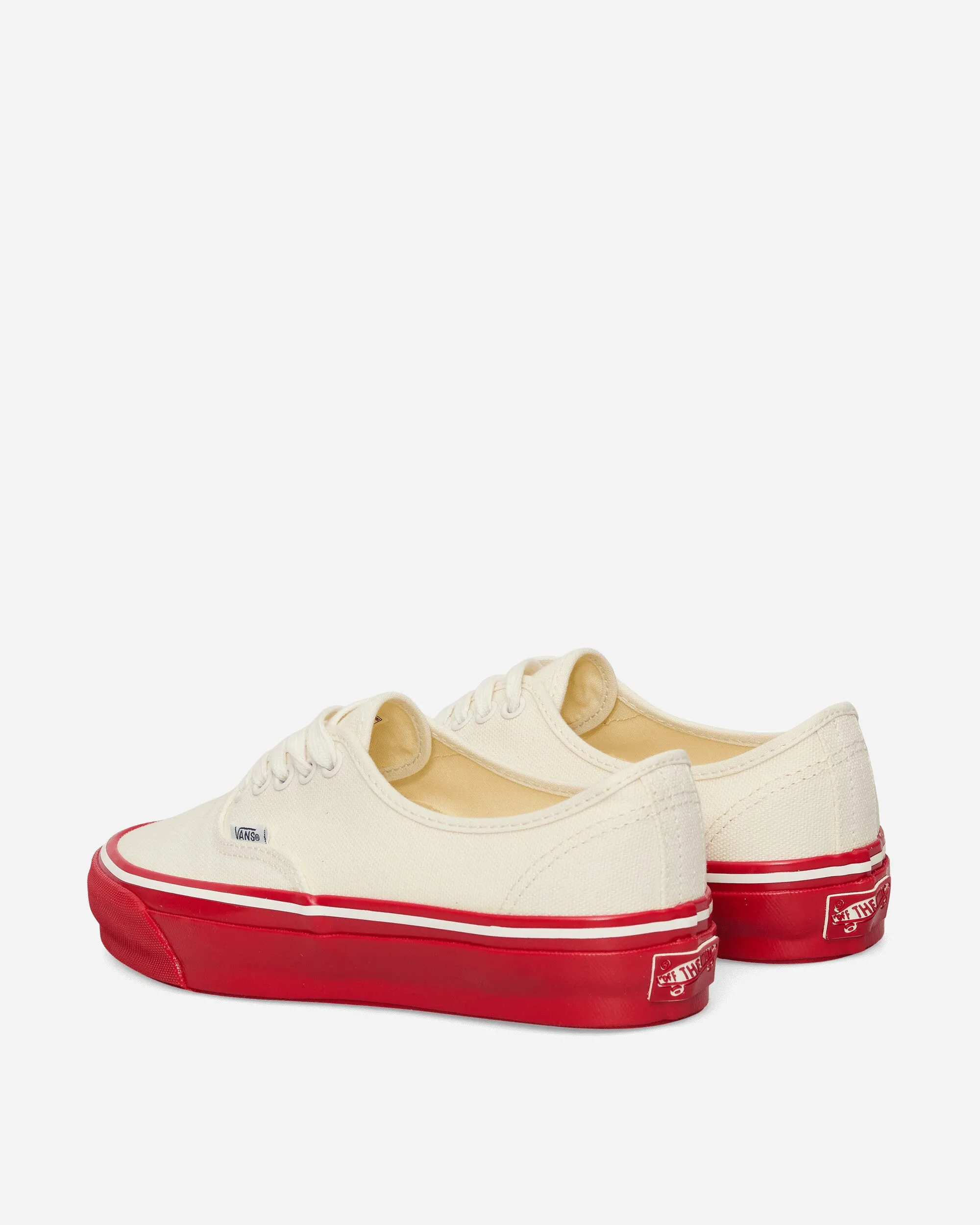 Premium Authentic 44 Duck Canvas Sneakers White / Red