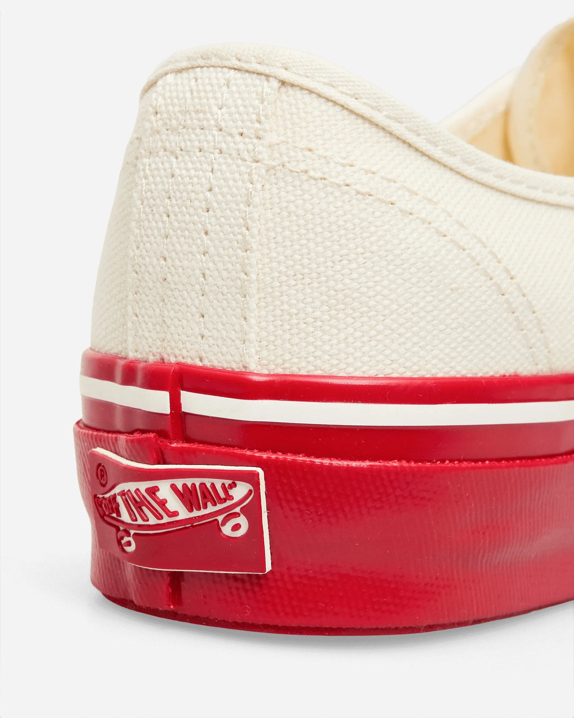 Premium Authentic 44 Duck Canvas Sneakers White / Red