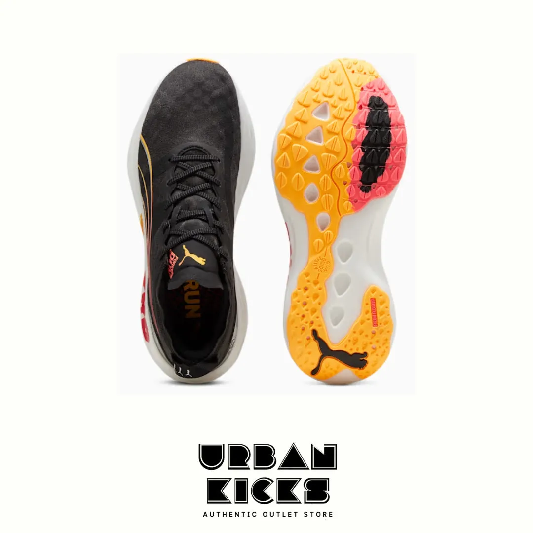 PUMA ForeverRun NITRO – Black, Sun Stream, Sunset Glow