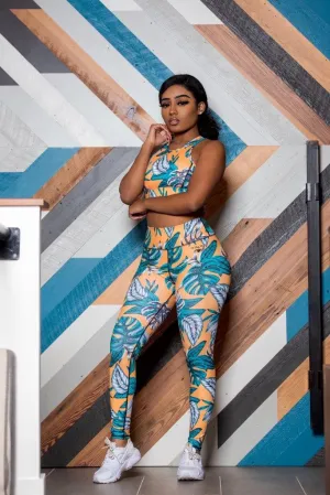 "Tropical Trainer" Bra Top