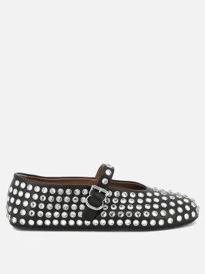 Rhinestone ballet flats