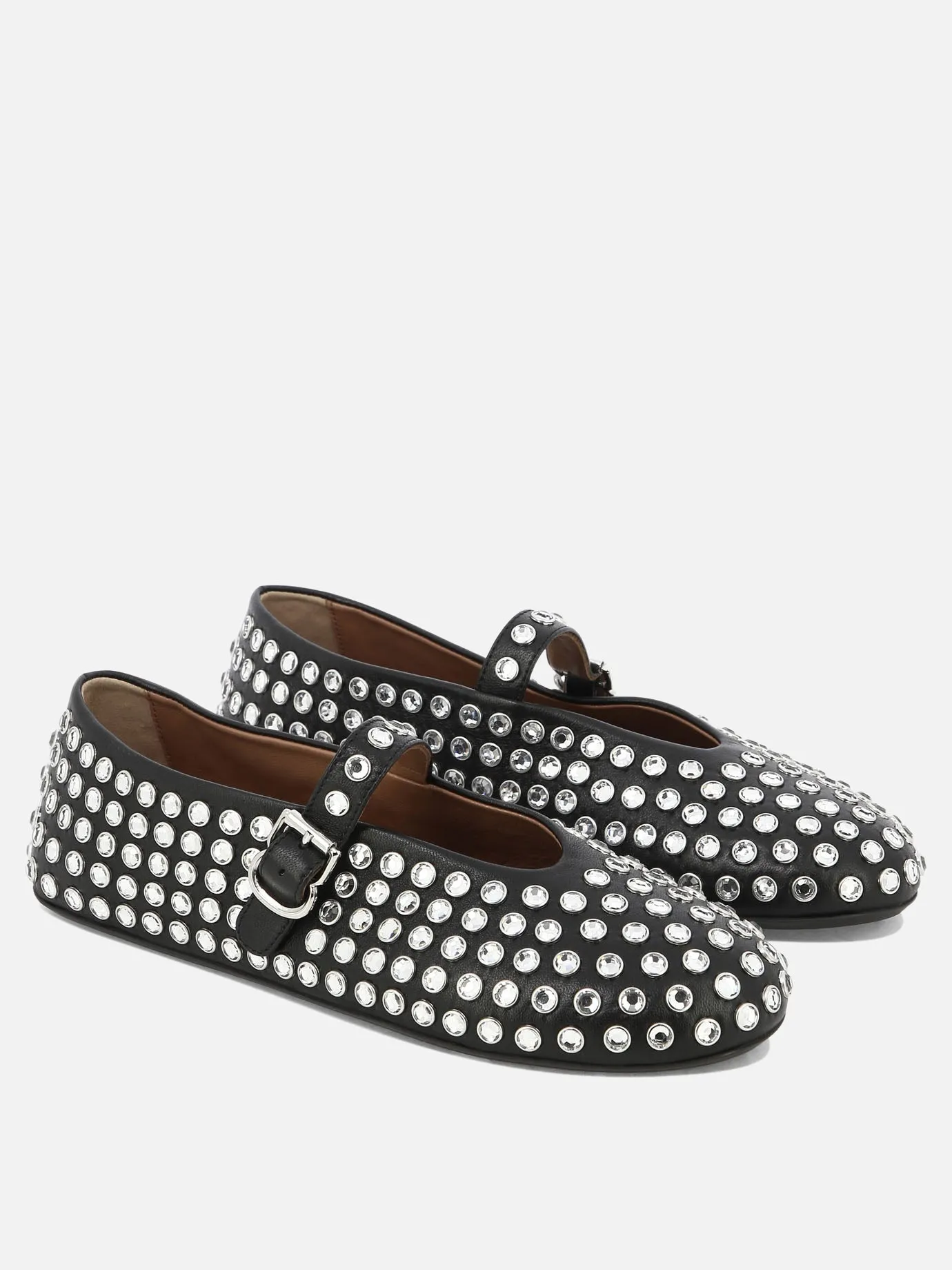 Rhinestone ballet flats