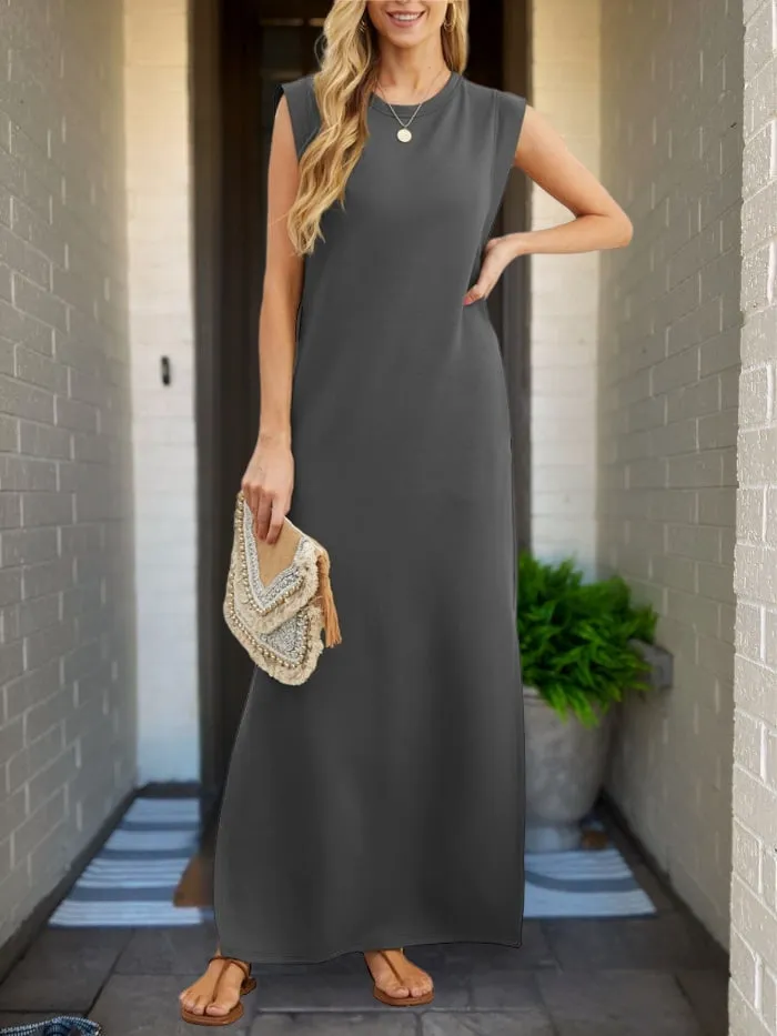 Rica | Elegant Linen Dress with Handmade Details