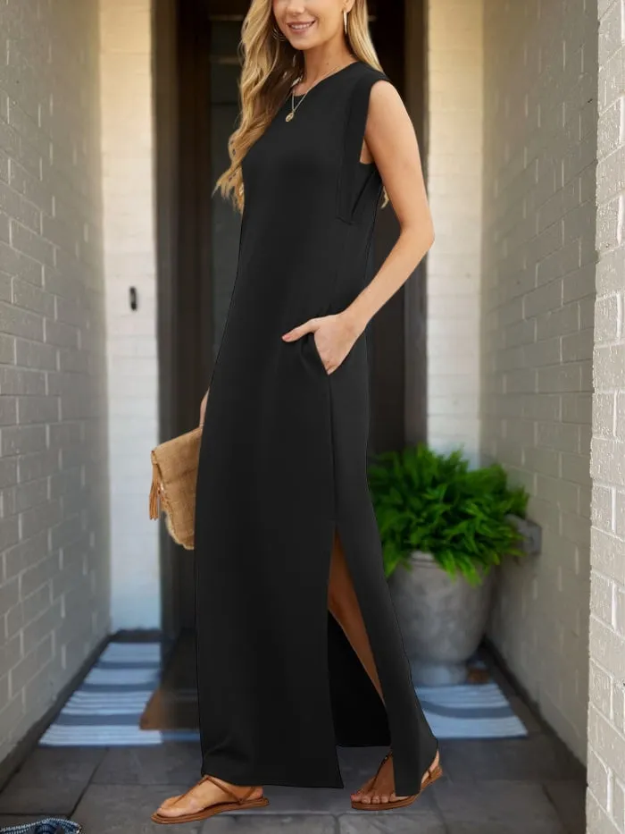 Rica | Elegant Linen Dress with Handmade Details