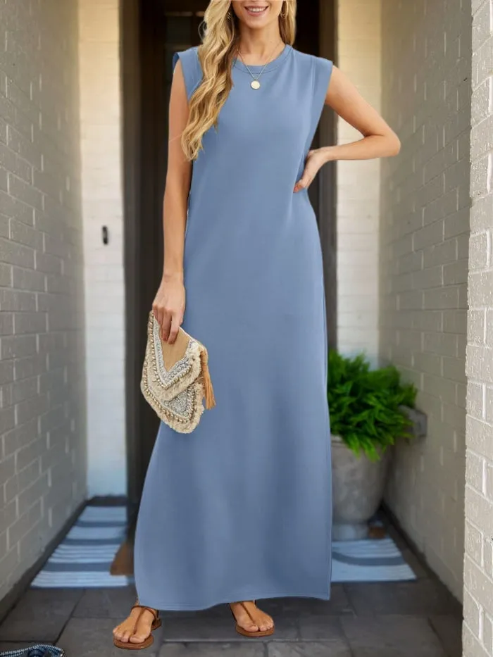 Rica | Elegant Linen Dress with Handmade Details
