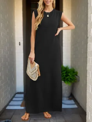 Rica | Elegant Linen Dress with Handmade Details