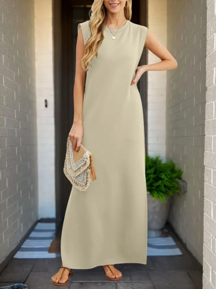 Rica | Elegant Linen Dress with Handmade Details