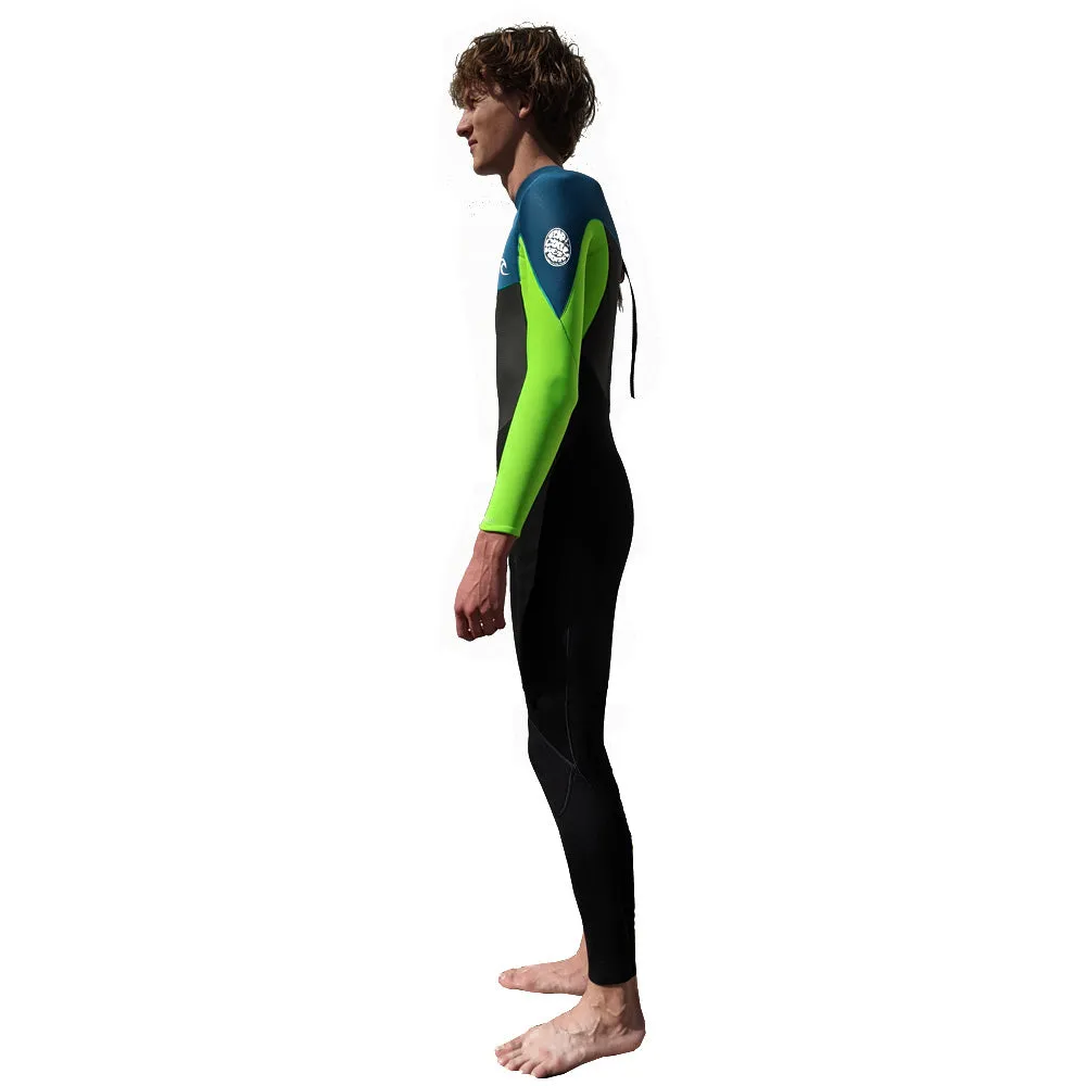 Rip Curl Junior Omega 3/2mm Summer Wetsuit  - Neon Lime