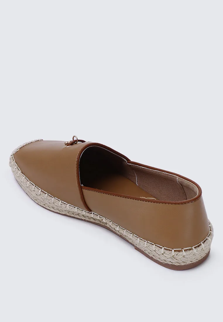 Roberta Comfy Espadrilles In Brown