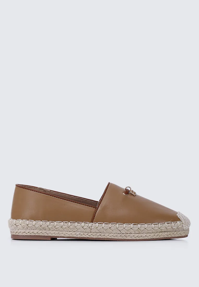 Roberta Comfy Espadrilles In Brown