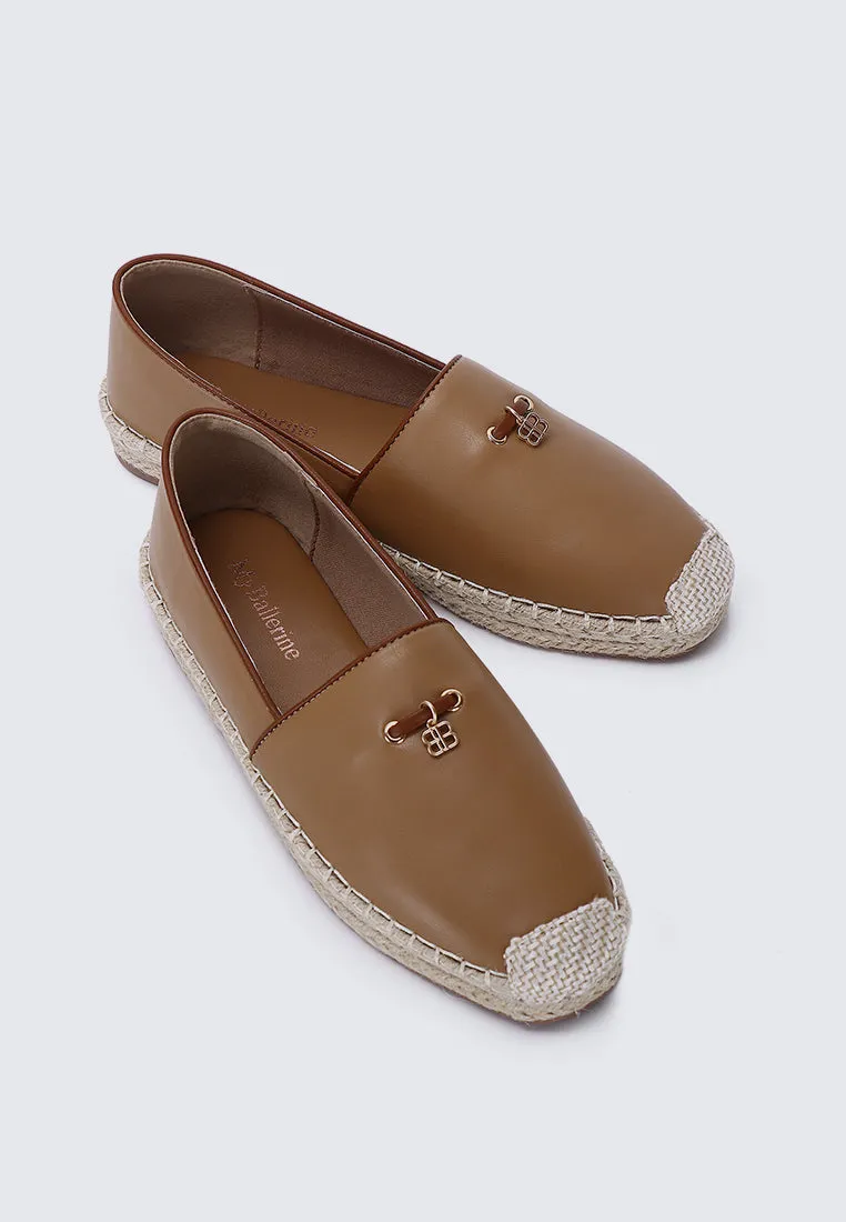 Roberta Comfy Espadrilles In Brown