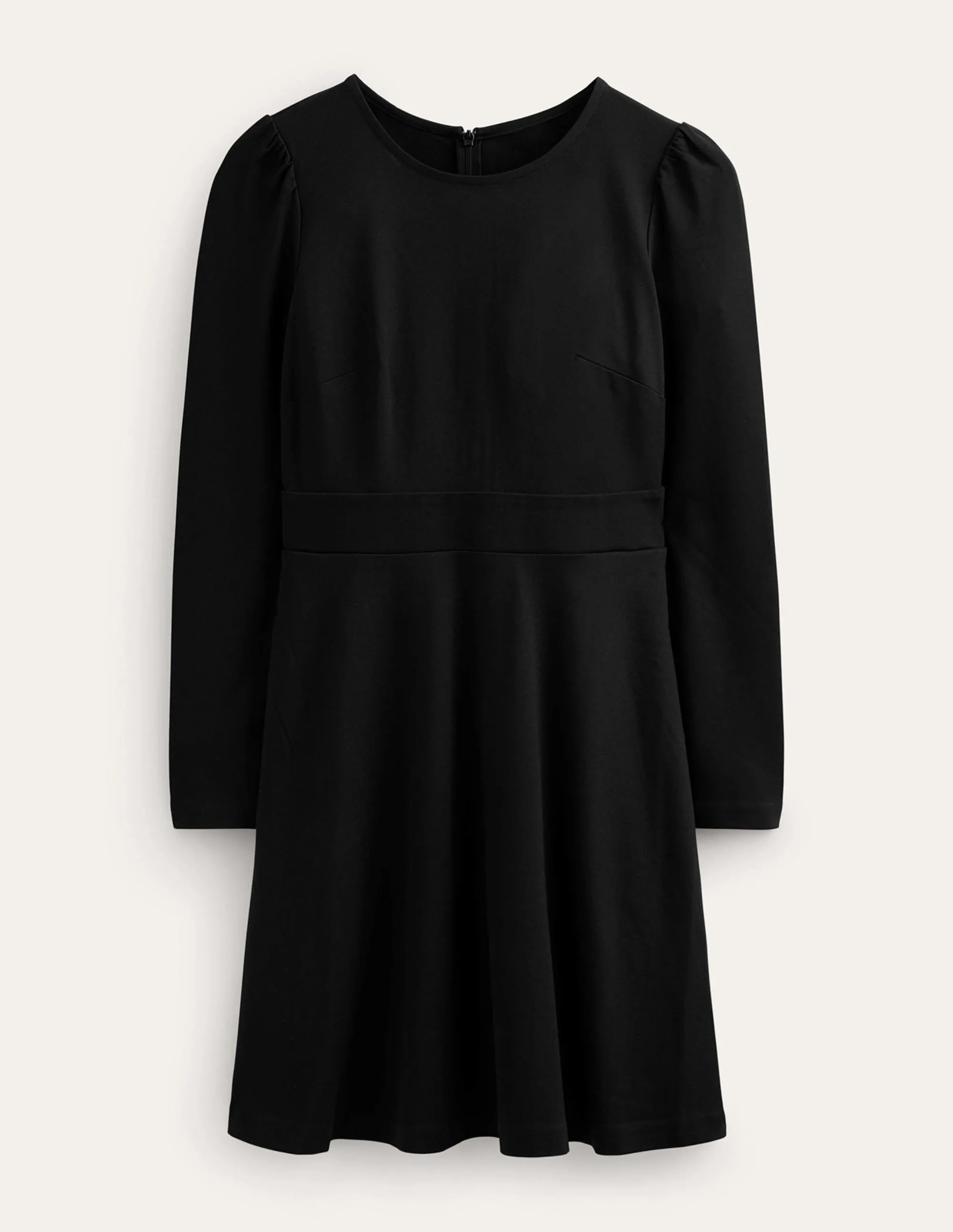 Sabrina Ponte Dress-Black