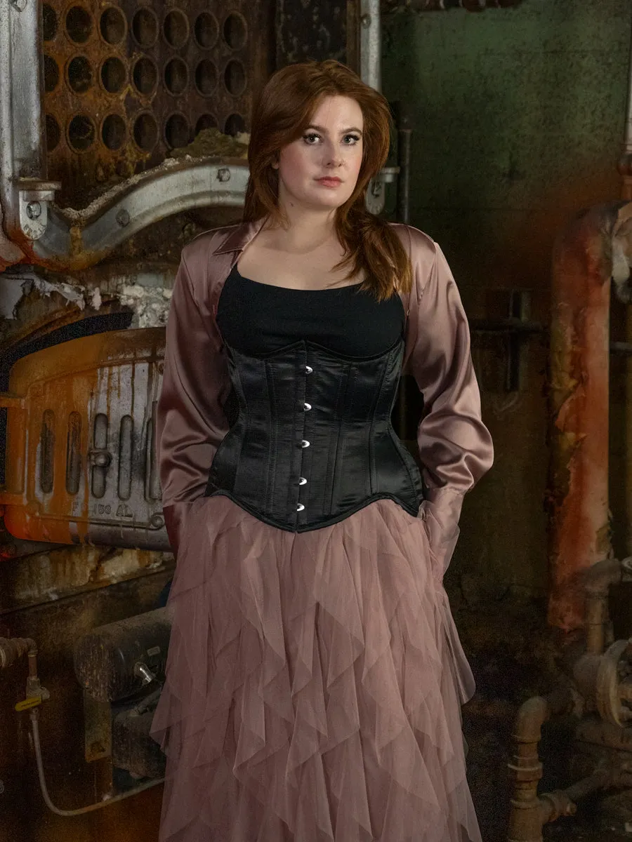 Satin Extreme Curve Longline Underbust Corset : CS-479