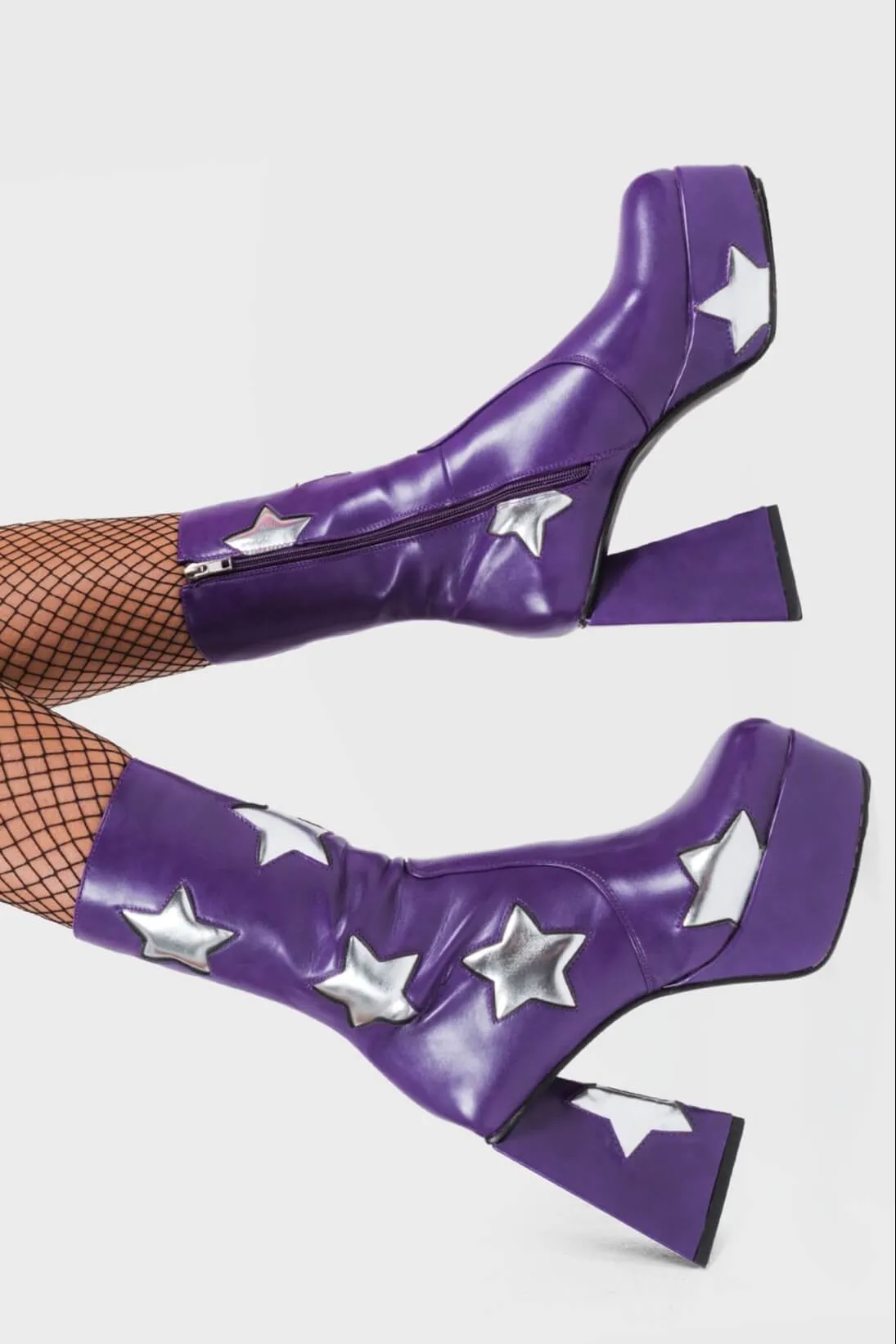 Seeking Stars Platform Ankle Boots