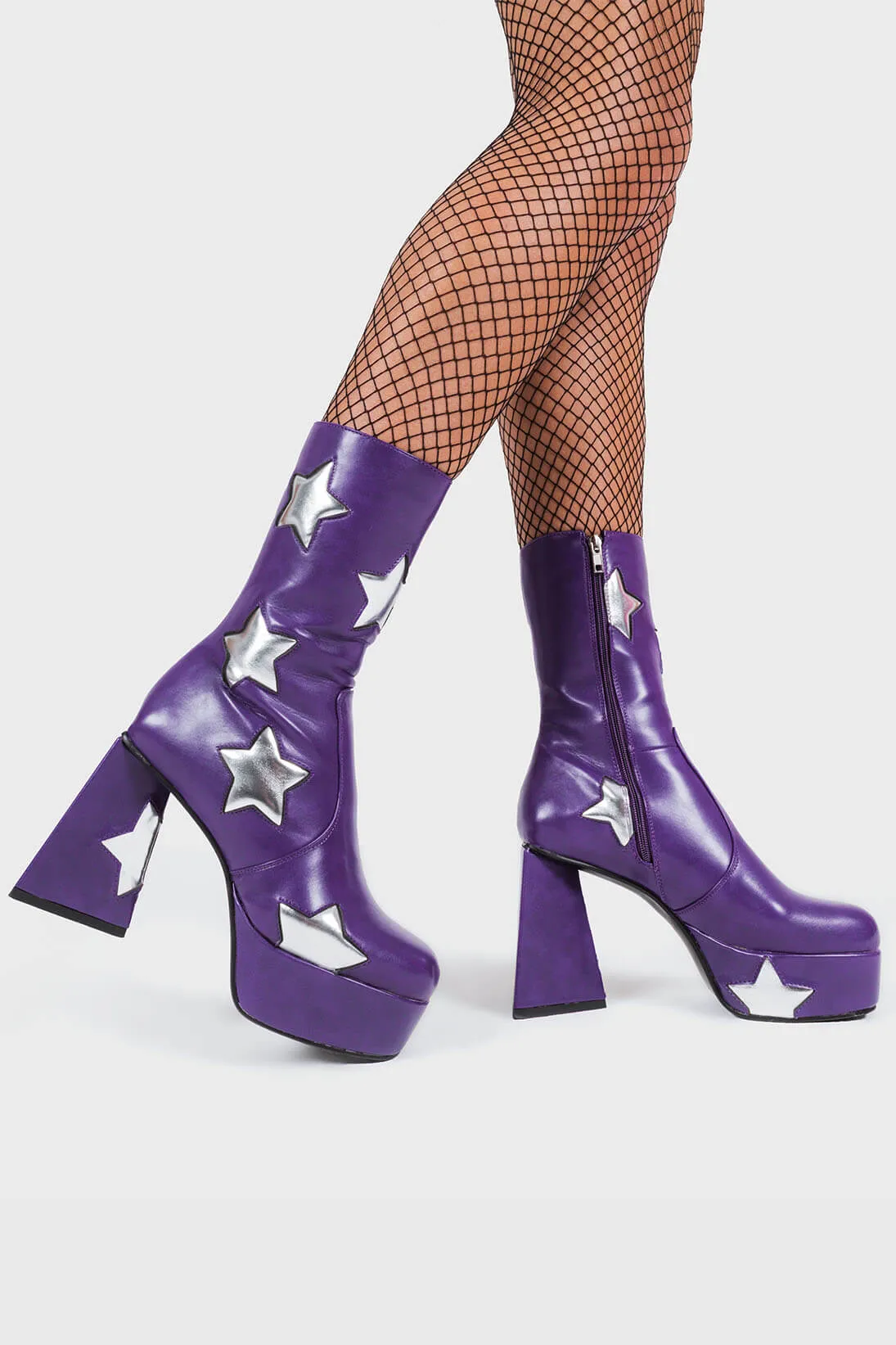 Seeking Stars Platform Ankle Boots