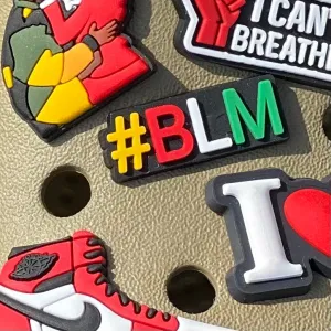 SHOE CHARMS - #BLM