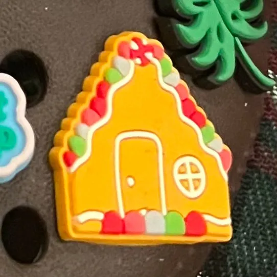 SHOE CHARMS - GINGERBREAD HOUSE