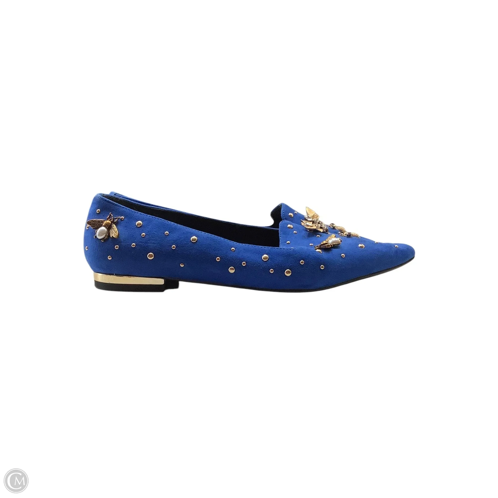 Shoes Flats By Cmc In Blue, Size: 6(36)