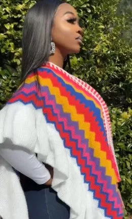 Siesta Sass Open Front Poncho