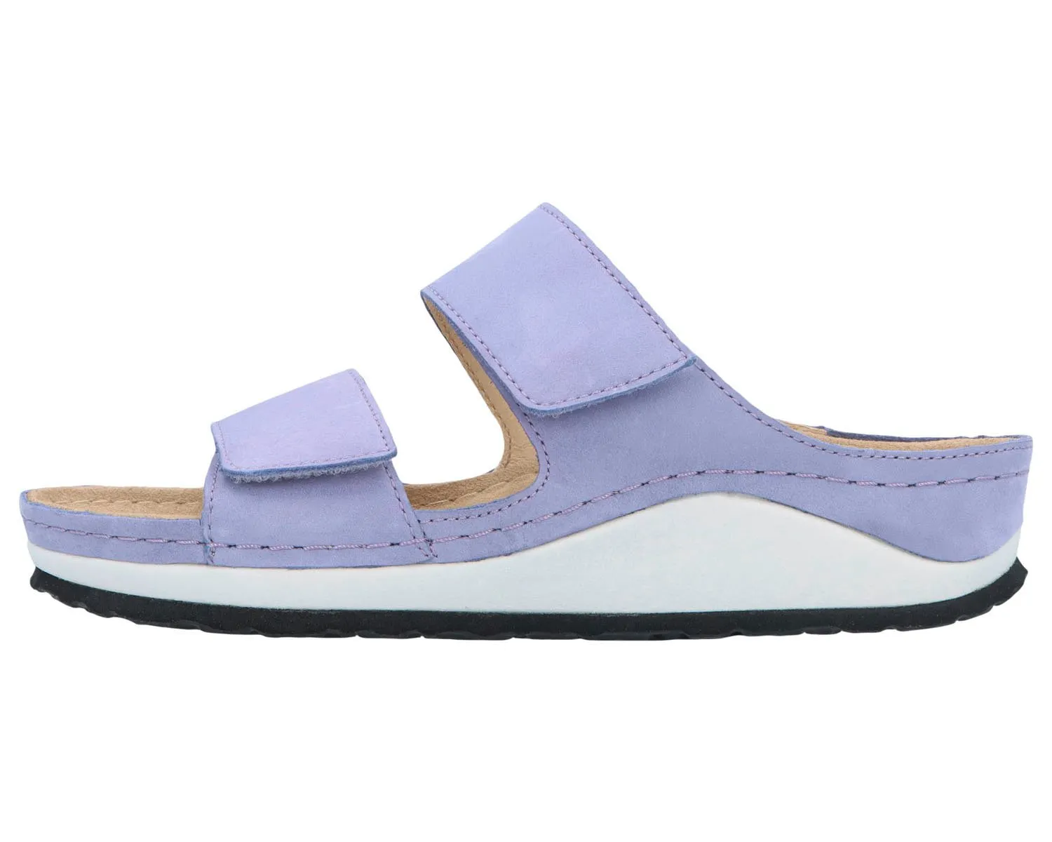 SIRENA Purple Nubuck Leather