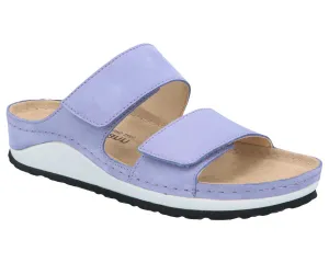 SIRENA Purple Nubuck Leather