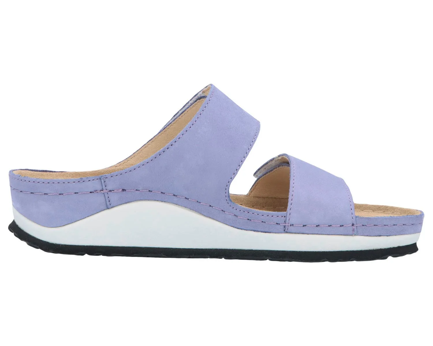 SIRENA Purple Nubuck Leather