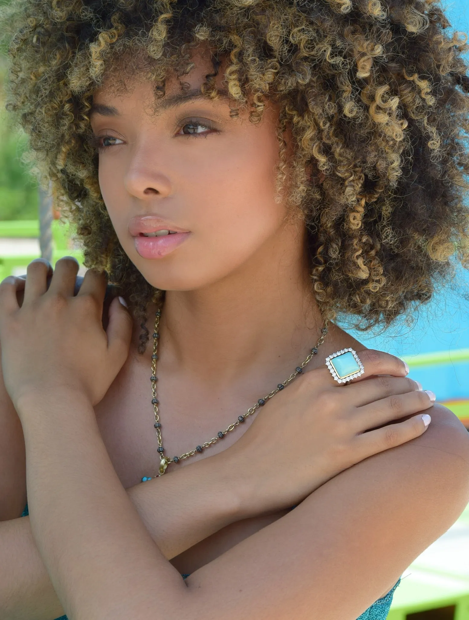 Sleeping Beauty Turquoise Ring