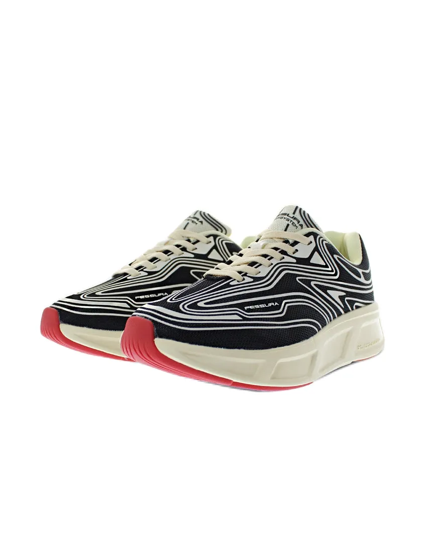 Sneaker FESSURA RUNFLEX #01 BLACK/BONE - M