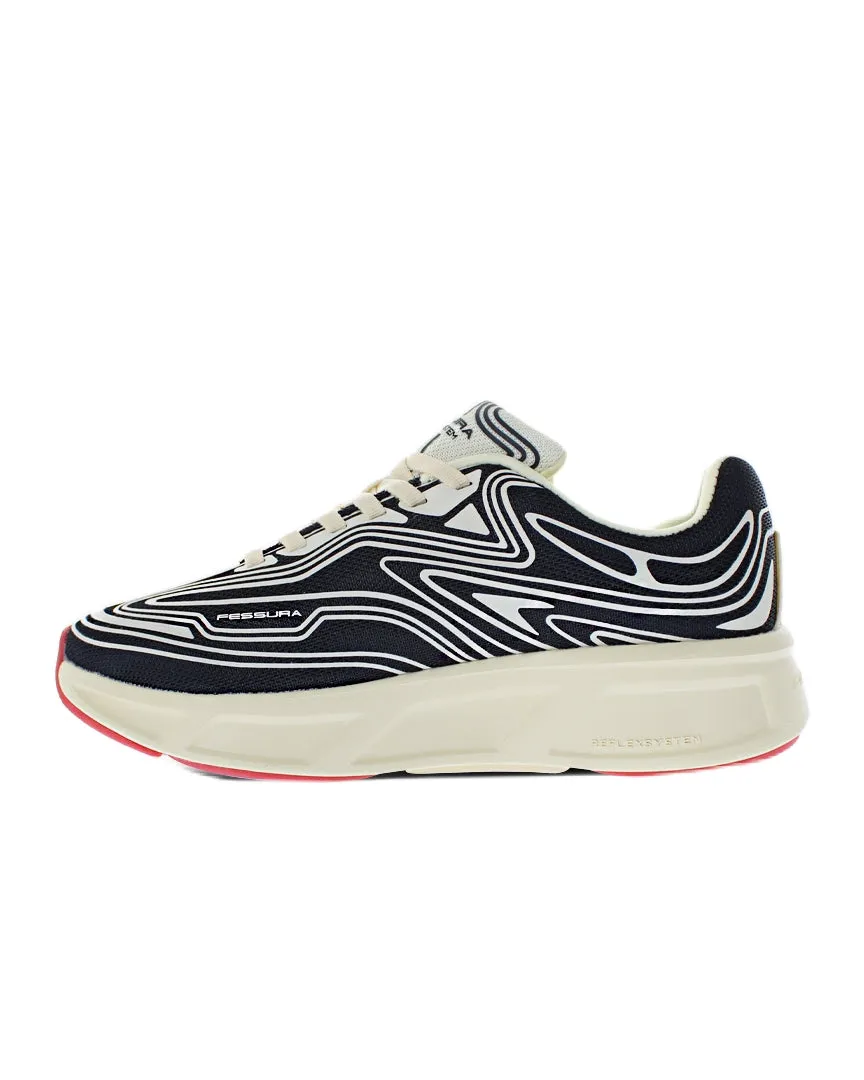 Sneaker FESSURA RUNFLEX #01 BLACK/BONE - M