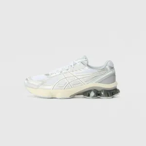 Sneaker running Asics Gel-Kinetic Fluent in pelle e tessuto con gel grigio