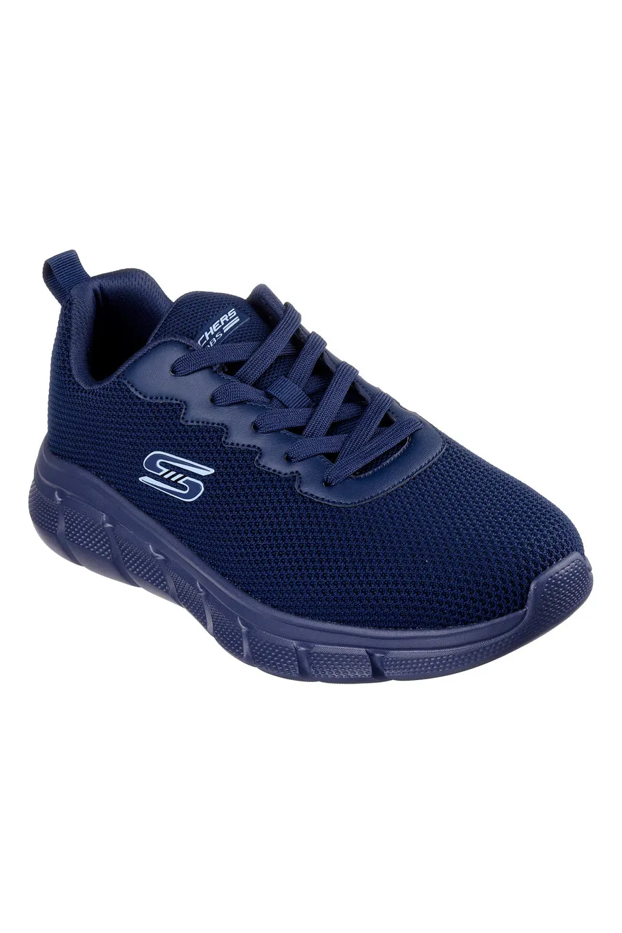 Sneakers Vegane Navy con Soletta in Memory Foam Skechers BOBS Sport B Flex - Chill Edge